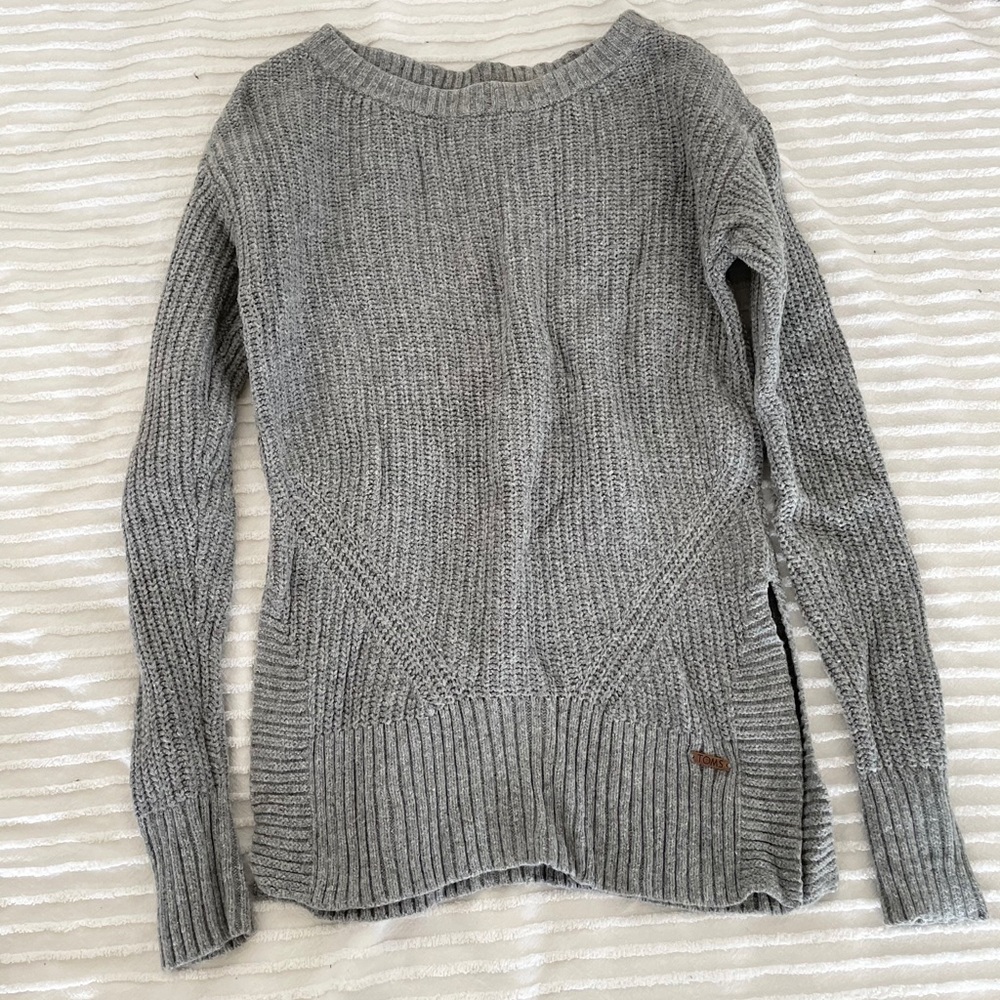 TOMS for Target split hem sweater